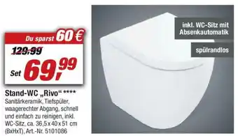 toom Baumarkt Stand WC Rivo Angebot