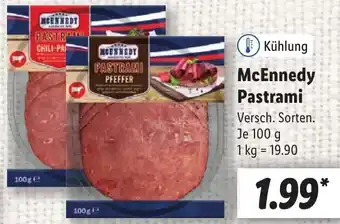 Lidl McEnnedy Pastrami 100 g Angebot