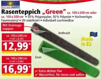 Norma Solax-Sunshine Rasenteppich ,,Green" Angebot