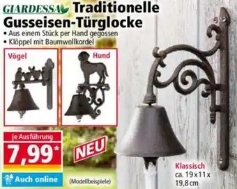 Norma GIARDESSA Traditionelle Gusseisen-Türglocke Angebot