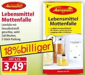 Norma Aeroxon Lebensmittel Mottenfalle Angebot