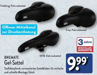 Aldi Nord BIKEMATE Gel-Sattel Angebot