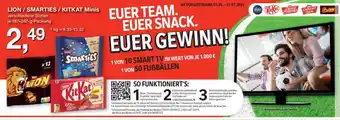 CITTI Markt LION / SMARTIES / KITKAT Minis verschiedene Sorten je 187-267-g-Packung Angebot