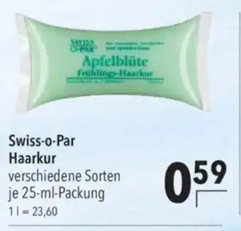 CITTI Markt Swiss-o-Par Haarkur 25ml Angebot