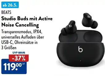 Aldi Nord BEATS Studio Buds mit Active Noise Cancelling Angebot