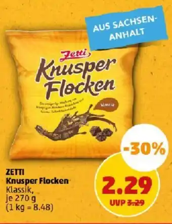 PENNY ZETTI Knusper Flocken 270 g Angebot