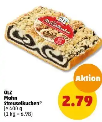 PENNY ÖLZ Mohn Streuselkuchen 400 g Angebot