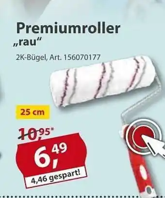 Sonderpreis Baumarkt Premiumroller „rau” Angebot