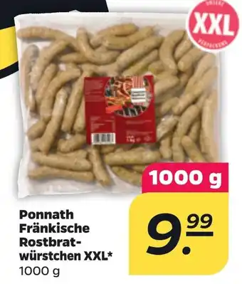 NETTO Ponnath Fränkische Rostbrat- würstchen XXL 100 g Angebot