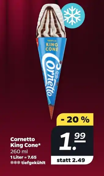 NETTO Cornetto King Cone 260 ml Angebot