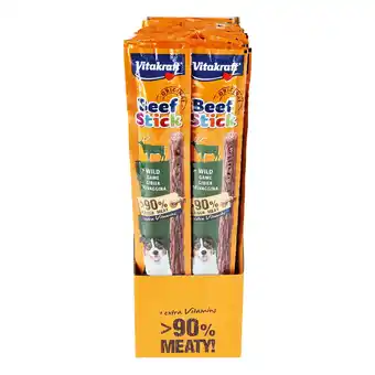 Netto Marken-Discount Vitakraft Hundefutter Beef Stick Wild 12 g, 50er Pack Angebot