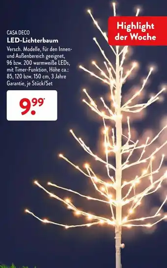 Aldi Süd Casa Deco LED Lichterbaum Angebot