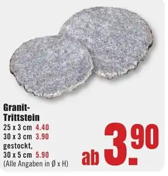 B1 Discount Baumarkt Granit- Trittstein Angebot