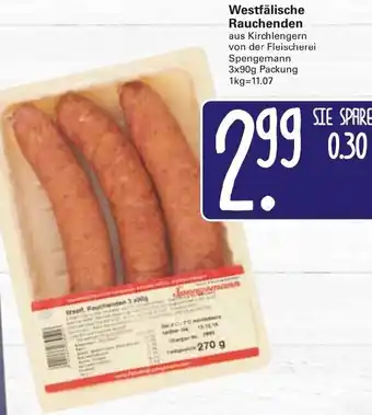 WEZ Westfälische Rauchenden 3x90g Angebot