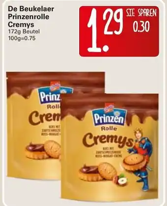 WEZ De Beukelaer Prinzenrolle Cremys 172g Beutel Angebot