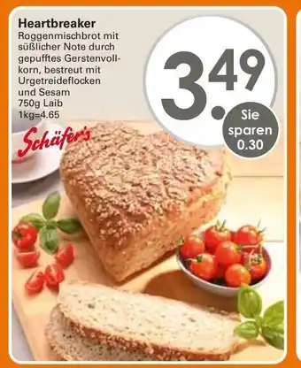 WEZ Schäfer's Heartbreaker 750g Angebot