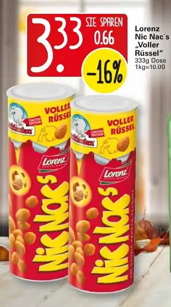 WEZ Lorenz Nic Nac's Voller Rüssel 333g Angebot