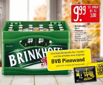 WEZ Brinkhoff's No. 1 Pilsener 24x0,33L/20x0,5L Angebot