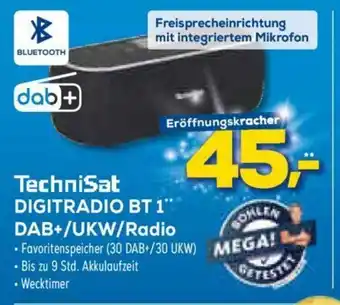 Euronics TechniSat Digitradio BT 1 DAB+UKW/Radio Angebot