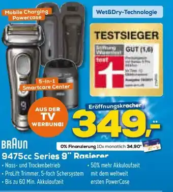 Euronics Braun 9475cc Series 9 Rasierer Angebot