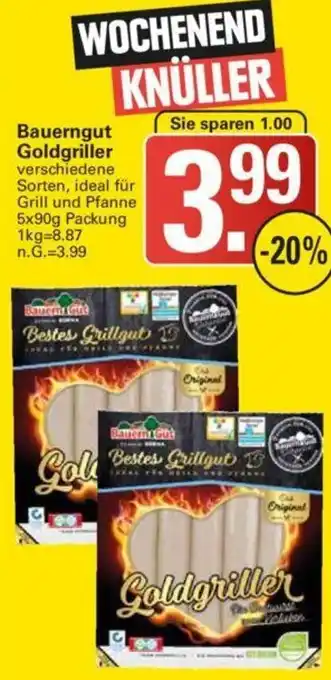 WEZ Bauerngut Goldgriller 5x90 g Packung Angebot