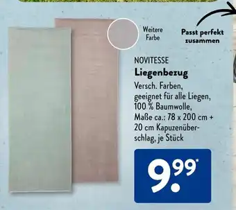 Aldi Süd NOVITESSE Liegenbezug Angebot