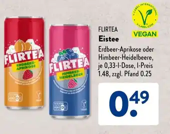 Aldi Süd FLIRTEA Eistee 0,33 l Dose Angebot