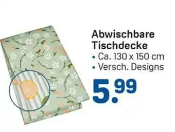 Rossmann Abwischbare Tischdecke Angebot
