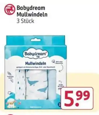 Rossmann Babydream Mullwindeln 3 Stück Angebot