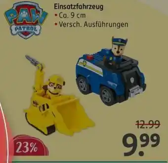 Rossmann Einsatzfahrzeug Angebot