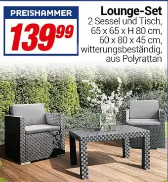 CENTERSHOP Lounge-Set Angebot