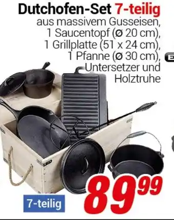 CENTERSHOP Dutchofen-Set 7-teilig Angebot