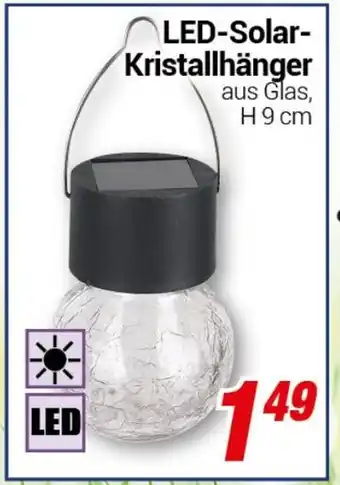 CENTERSHOP LED-Solar- Kristallhänger Angebot