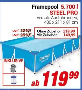 CENTERSHOP Framepool 5.700 | STEEL PRO Angebot