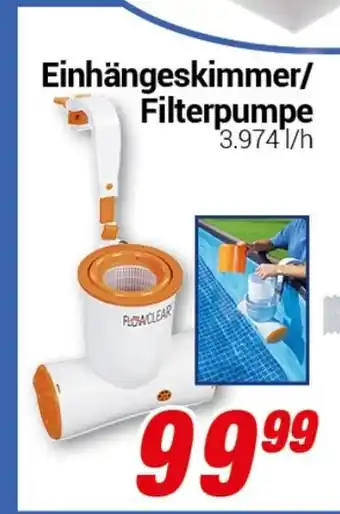 CENTERSHOP Einhängeskimmer/ Filterpumpe Angebot