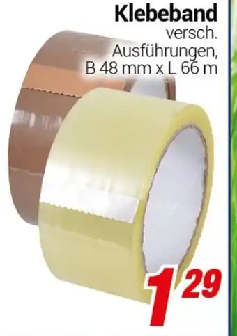 CENTERSHOP Klebeband Angebot