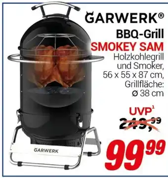 CENTERSHOP GARWERK BBQ-Grill SMOKEY SAM Angebot