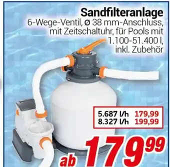 CENTERSHOP Sandfilteranlage Angebot