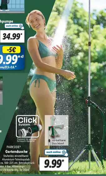Lidl Gartendusche Angebot
