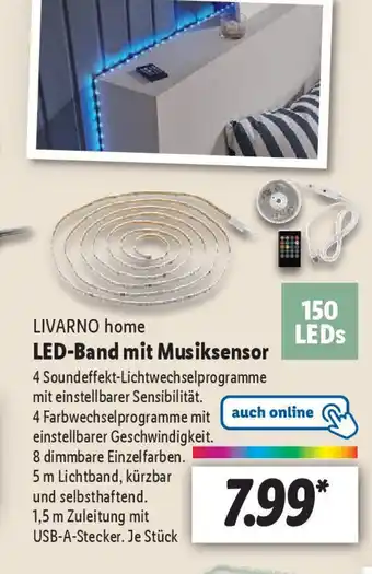 Lidl LED-Band mit Musiksensor Angebot