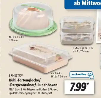 Lidl Kühl-Tortenglocke/ -Partycontainer/-Lunchboxen Angebot