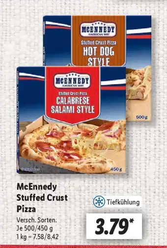 Lidl McEnnedy Stuffed Crust Pizza Angebot