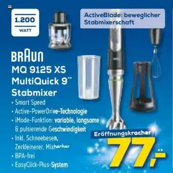 Euronics Braun MQ 9125 XS MultiQuick 9 Stabmixer Angebot