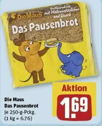 REWE Die Maus Das Pausenbrot 250-g-Pckg. Angebot