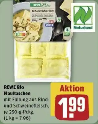 REWE REWE Bio Maultaschen 250 g Pckg. Angebot