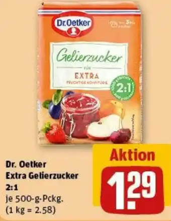 REWE Dr.Oetker Extra Gelierzucker 500-g-Pckg. Angebot