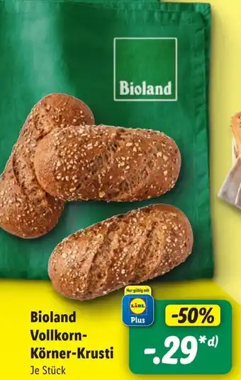 Lidl Bioland Vollkorn- Körner-Krusti Angebot