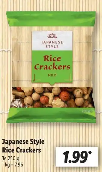 Lidl Japanese Style Rice Crackers 250 g Angebot
