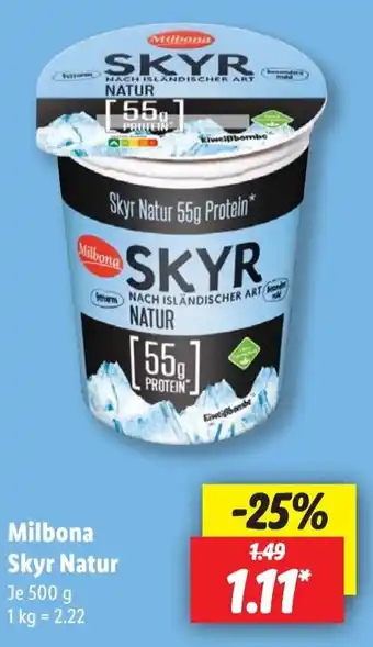 Lidl Milbona Skyr Natur 500 g Angebot