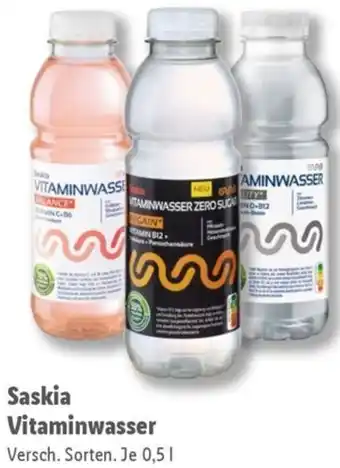Lidl Saskia Vitaminwasser 0,5 L Angebot